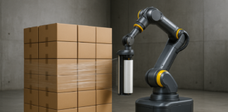 เครื่องพันพาเลทอัจฉริยะ: เมื่อหุ่นยนต์และ AI เข้ามาปฏิวัติระบบโลจิสติกส์